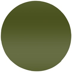 Army Green Color Ombre Wooden Puzzle Round by SpinnyChairDesigns