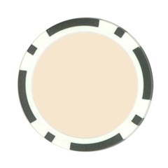 True Champagne Color Poker Chip Card Guard by SpinnyChairDesigns