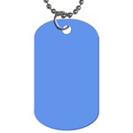 True Cornflower Blue Color Dog Tag (Two Sides)