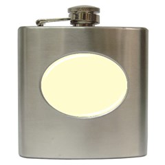 True Cream Color Hip Flask (6 Oz) by SpinnyChairDesigns