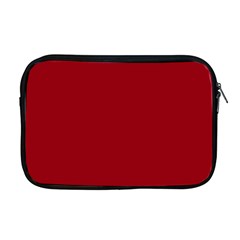 True Dark Red Color Apple Macbook Pro 17  Zipper Case