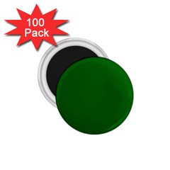 True Emerald Green Color 1 75  Magnets (100 Pack)  by SpinnyChairDesigns