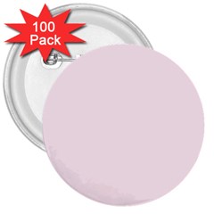 Lavender Blush Pink Color 3  Buttons (100 Pack)  by SpinnyChairDesigns