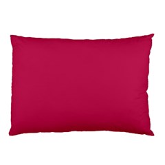 Rose Red Color Pillow Case by SpinnyChairDesigns