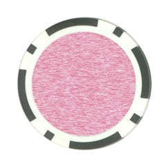 Blush Pink Textured Poker Chip Card Guard by SpinnyChairDesigns