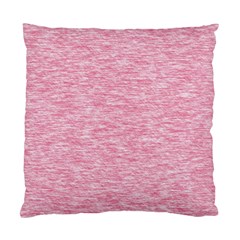 Blush Pink Textured Standard Cushion Case (two Sides) by SpinnyChairDesigns