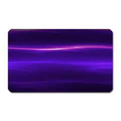 Electric Neon Indigo Black Ombre  Magnet (rectangular) by SpinnyChairDesigns