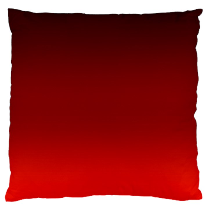 Scarlet Red Ombre Gradient Standard Flano Cushion Case (Two Sides)