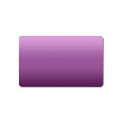 Purple Gradient Ombre Magnet (name Card) by SpinnyChairDesigns