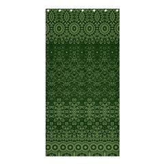 Boho Fern Green Pattern Shower Curtain 36  X 72  (stall)  by SpinnyChairDesigns