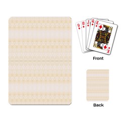 Boho Lemon Chiffon Pattern Playing Cards Single Design (rectangle) by SpinnyChairDesigns