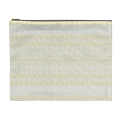 Boho Lemon Chiffon Pattern Cosmetic Bag (xl)