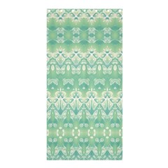 Boho Biscay Green Pattern Shower Curtain 36  X 72  (stall)  by SpinnyChairDesigns