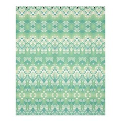 Boho Biscay Green Pattern Shower Curtain 60  X 72  (medium)  by SpinnyChairDesigns
