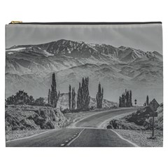 Deserted Landscape Highway, San Juan Province, Argentina Cosmetic Bag (xxxl) by dflcprintsclothing