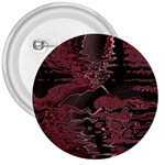 Red Black Abstract Art 3  Buttons Front