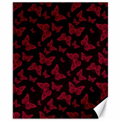 Red And Black Butterflies Canvas 16  X 20  by SpinnyChairDesigns
