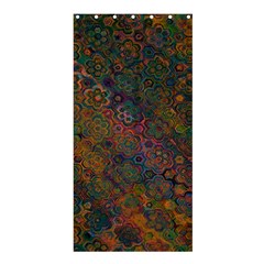 Boho Floral Pattern Shower Curtain 36  X 72  (stall)  by SpinnyChairDesigns