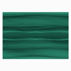 Biscay Green Ombre Large Glasses Cloth (2 Sides) by SpinnyChairDesigns