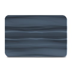 Faded Denim Blue Grey Ombre Plate Mats by SpinnyChairDesigns