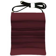 Burgundy Wine Ombre Shoulder Sling Bag by SpinnyChairDesigns