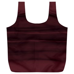 Burgundy Wine Ombre Full Print Recycle Bag (xl) by SpinnyChairDesigns