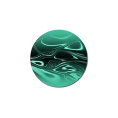 Biscay Green Black Swirls Golf Ball Marker (10 Pack)