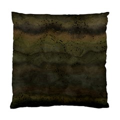 Army Green Grunge Texture Standard Cushion Case (one Side) by SpinnyChairDesigns