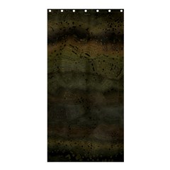 Army Green Grunge Texture Shower Curtain 36  X 72  (stall)  by SpinnyChairDesigns