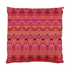 Boho Pink Pattern Standard Cushion Case (two Sides) by SpinnyChairDesigns