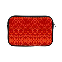 Boho Red Orange Apple Ipad Mini Zipper Cases by SpinnyChairDesigns