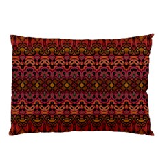 Boho Floral Pattern Pillow Case by SpinnyChairDesigns