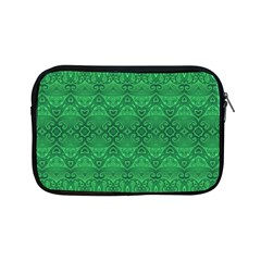Boho Emerald Green Apple Ipad Mini Zipper Cases by SpinnyChairDesigns