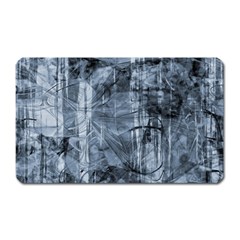 Faded Blue Texture Magnet (rectangular) by SpinnyChairDesigns