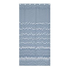 Boho Faded Blue Stripes Shower Curtain 36  X 72  (stall)  by SpinnyChairDesigns