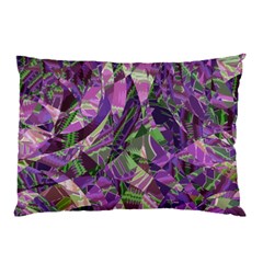 Boho Violet Mosaic Pillow Case (two Sides) by SpinnyChairDesigns
