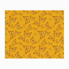 Mustard Yellow Monarch Butterflies Small Glasses Cloth