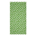 Spring Green White Floral Print Shower Curtain 36  x 72  (Stall)  Curtain(36 X72 ) - 33.26 x66.24  Curtain(36 X72 )