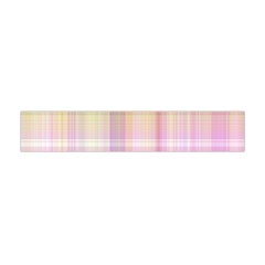 Pink Madras Plaid Flano Scarf (mini) by SpinnyChairDesigns