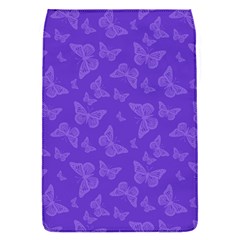 Violet Purple Butterfly Print Removable Flap Cover (s) by SpinnyChairDesigns