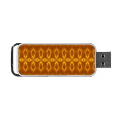 Boho Honey Gold Portable Usb Flash (one Side) by SpinnyChairDesigns