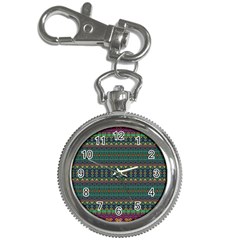 Boho Summer Green Key Chain Watches by SpinnyChairDesigns