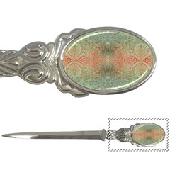 Peach Green Texture Letter Opener by SpinnyChairDesigns