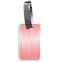 Fresh Pink Ombre Luggage Tag (one Side) by SpinnyChairDesigns