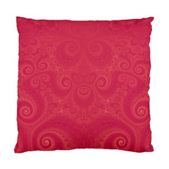 Blush Pink Octopus Swirls Standard Cushion Case (two Sides) by SpinnyChairDesigns