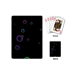 Bubble Show Playing Cards Single Design (mini) by Sabelacarlos