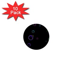 Bubble In Dark 1  Mini Buttons (10 Pack) 