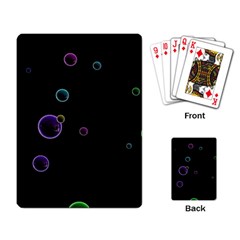 Bubble In Dark Playing Cards Single Design (rectangle) by Sabelacarlos