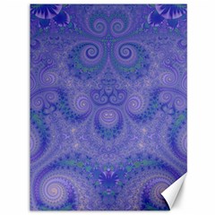 Mystic Purple Swirls Canvas 36  X 48  by SpinnyChairDesigns