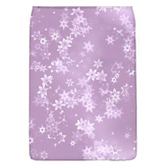 Lavender And White Flowers Removable Flap Cover (l) by SpinnyChairDesigns